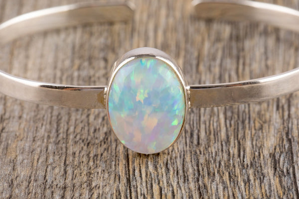 Opal Silver Bracelet - Kat's Collection