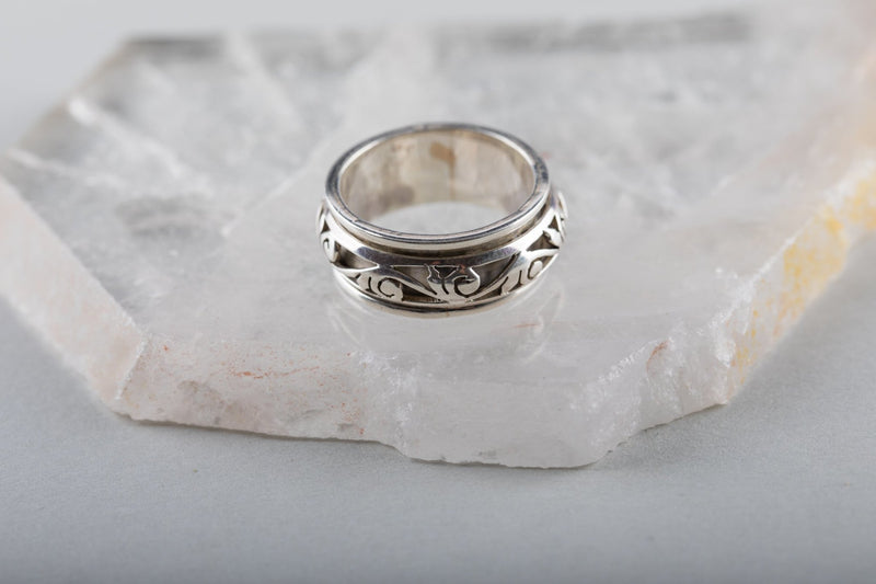 Sterling Silver Spin Ring - Kat's Collection