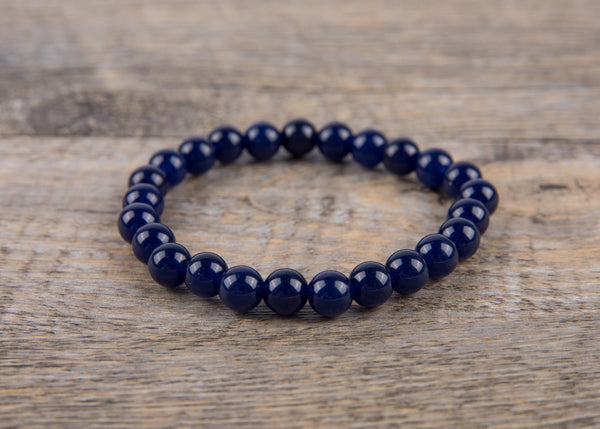 Blue Sapphire Bead Bracelet - Kat's Collection