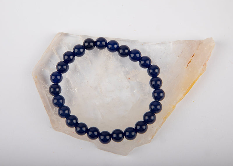 Blue Sapphire Bead Bracelet - Kat's Collection