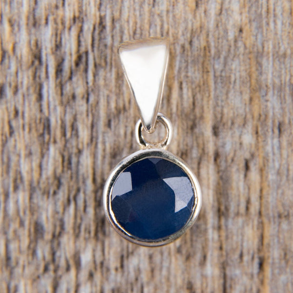 Blue Sapphire Pendant - Kat's Collection