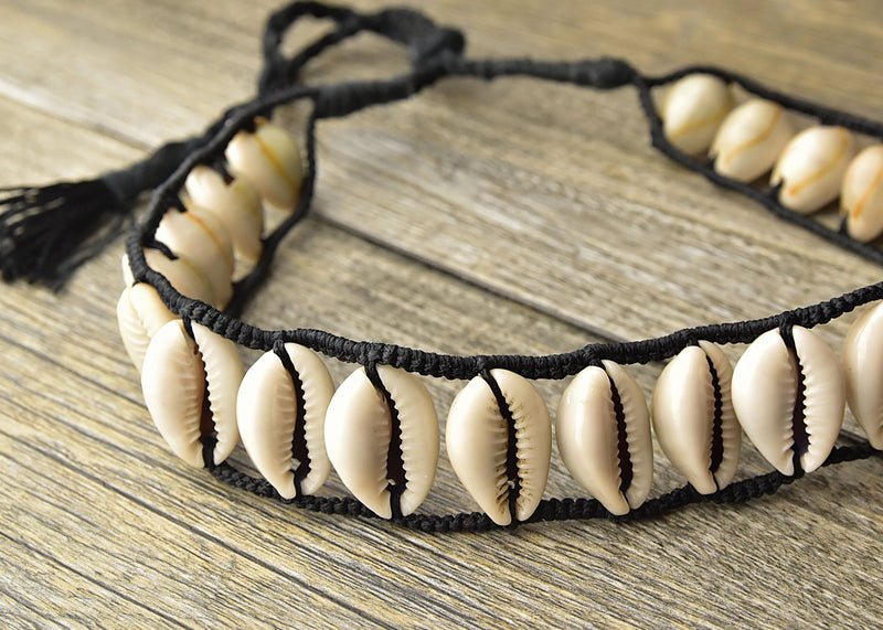 Cowrie Choker Necklace - Kat's Collection