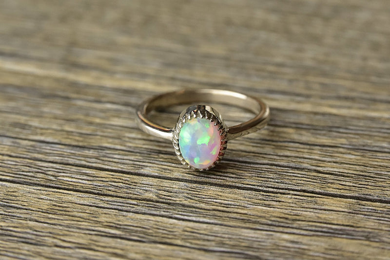 Dainty Opal Ring - Kat's Collection