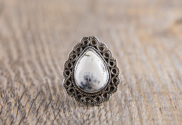 Dendritic Opal Ring - Kat's Collection