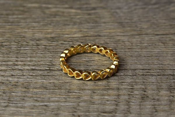Gold Heart Stacker Ring - Kat's Collection