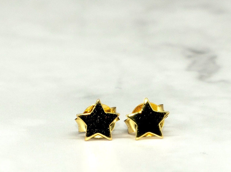 Kids Gold Star Stud Earrings - Kat's Collection