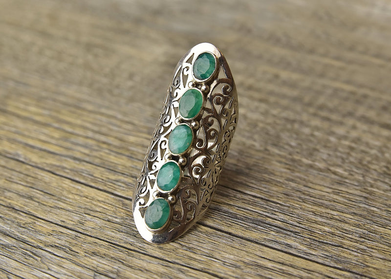 Multi Emerald Ring - Kat's Collection