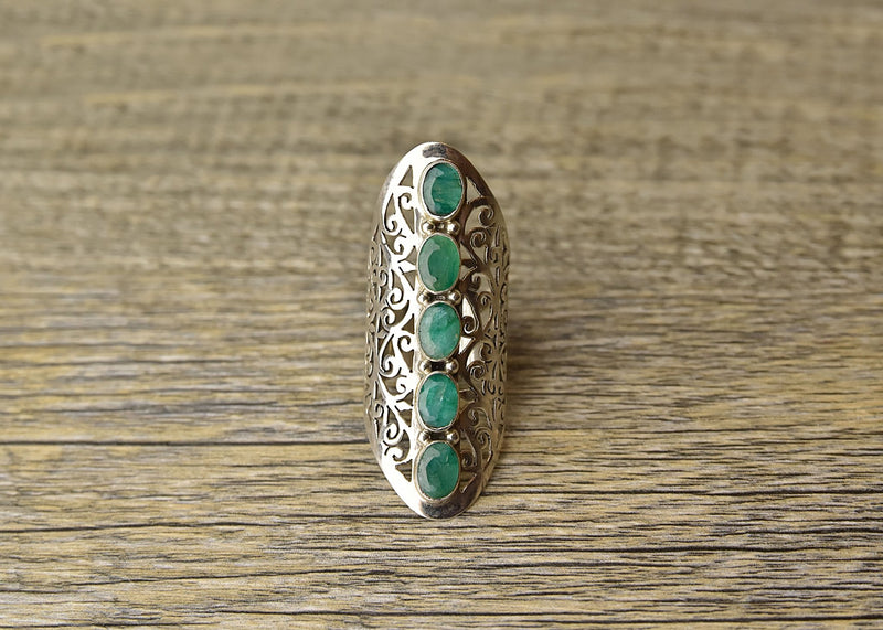 Multi Emerald Ring - Kat's Collection