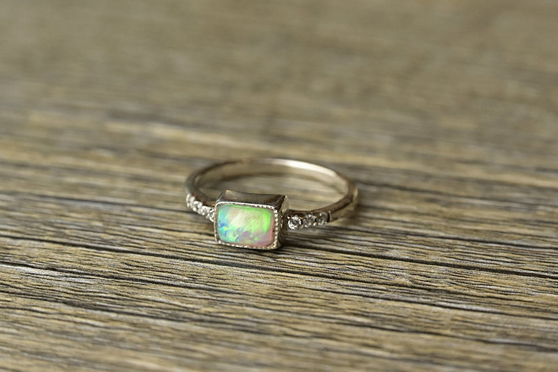 Oblong Opal Ring - Kat's Collection