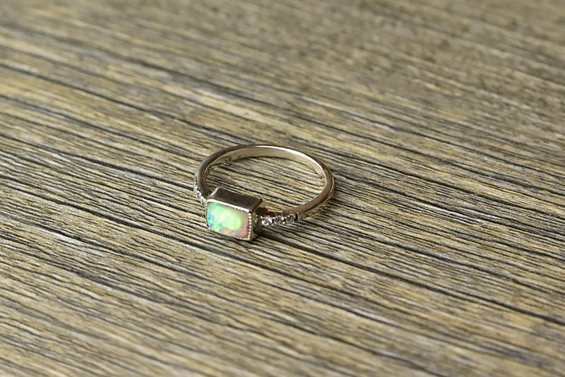 Oblong Opal Ring - Kat's Collection