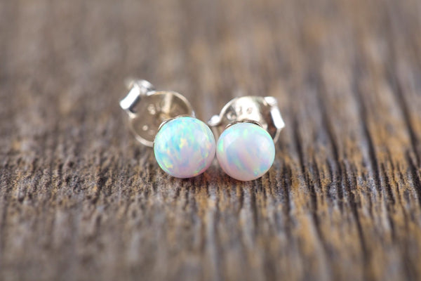 Opal Ball Earrings - Kat's Collection