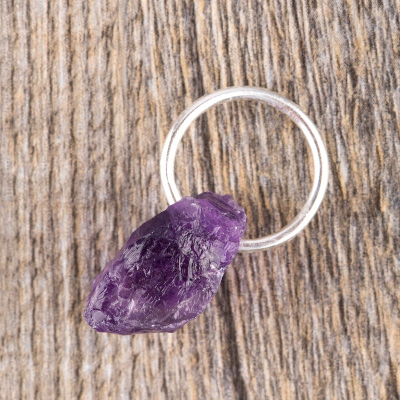 Raw Amethyst Pendant - Kat's Collection