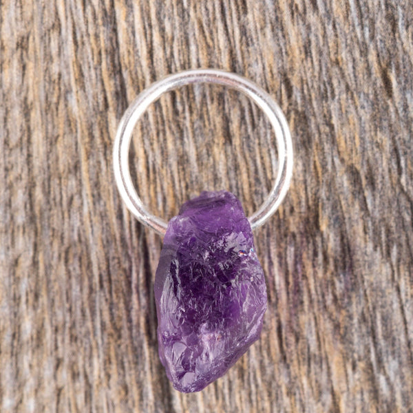 Raw Amethyst Pendant - Kat's Collection