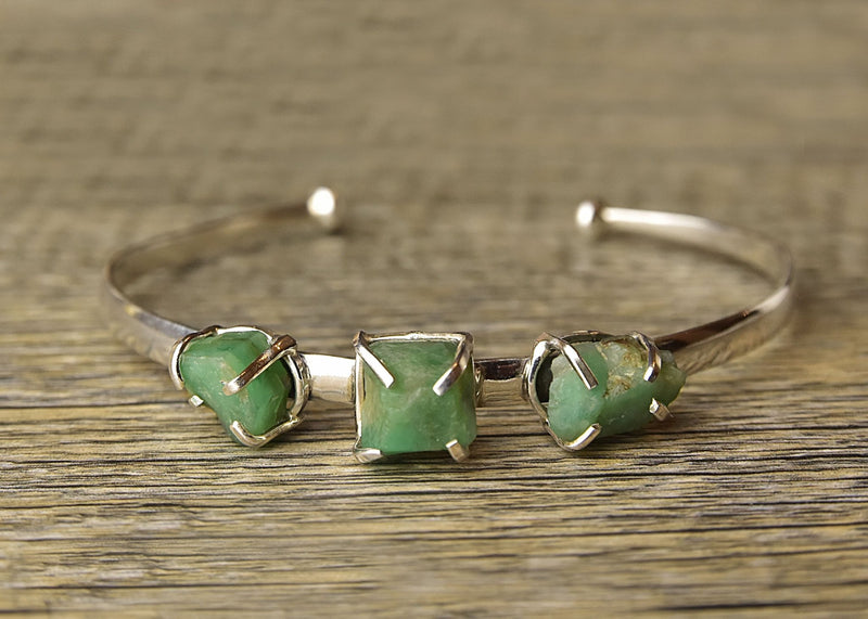 Pull Emerald Bracelet in Silver and White Zircon – Jewelsite
