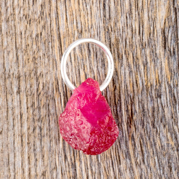 Raw Ruby Pendant - Kat's Collection