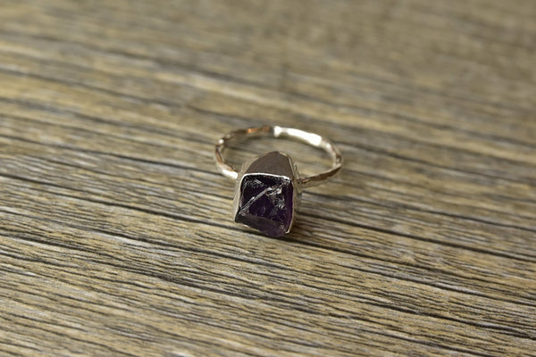 Rough Amethyst Ring - Kat's Collection