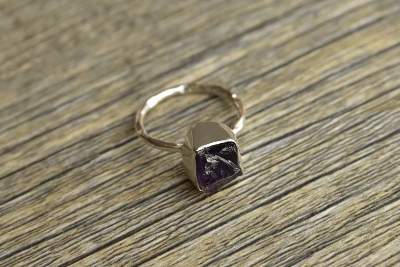 Rough Amethyst Ring - Kat's Collection