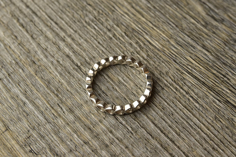 Silver Heart Stacker Ring - Kat's Collection