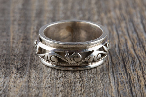 Sterling Silver Spin Ring - Kat's Collection