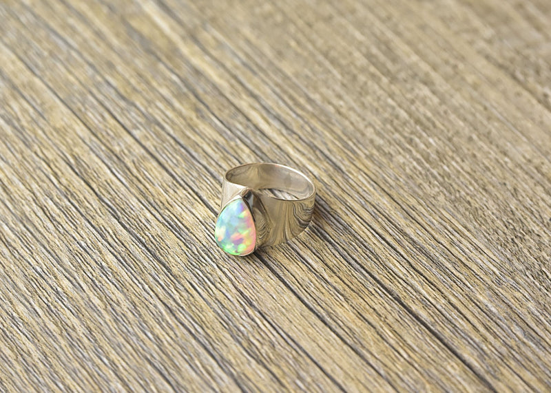 Teardrop Opal Ring - Kat's Collection