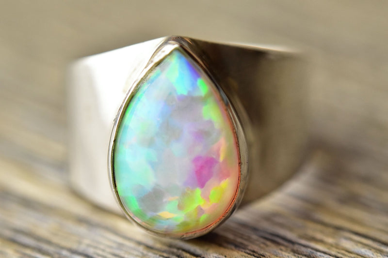 Teardrop Opal Ring - Kat's Collection