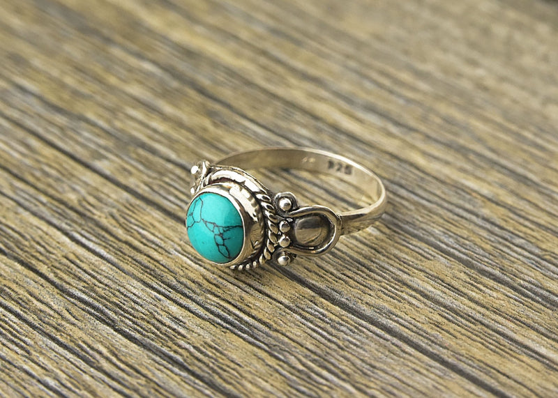 Tribal Turquoise Ring - Kat's Collection